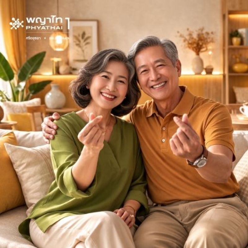 (พญาไท 1) ตรวจสุขภาพตามช่วงวัย (ผู้หญิง 60 ปีขึ้นไป) + Echo